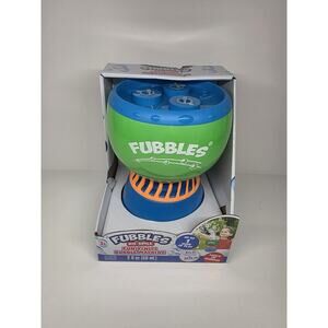 New Little Kids Fubbles No-Spill Fun-Finiti Bubble Machine Active Play